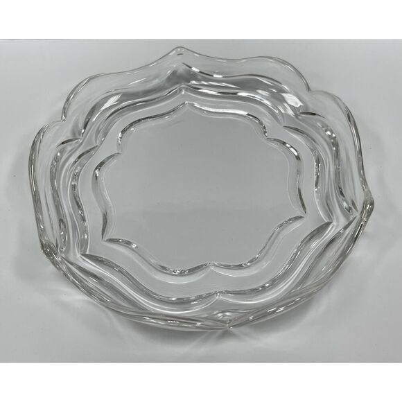 Tiffany & Co. Glass Low Serving Dish.0 - Picture 1 of 5
